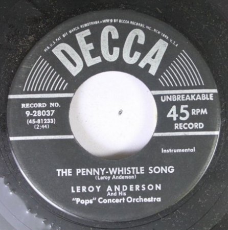 LEROY ANDERSON (der mit der Schreibmaschine)