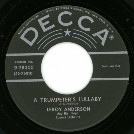 LEROY ANDERSON (der mit der Schreibmaschine)