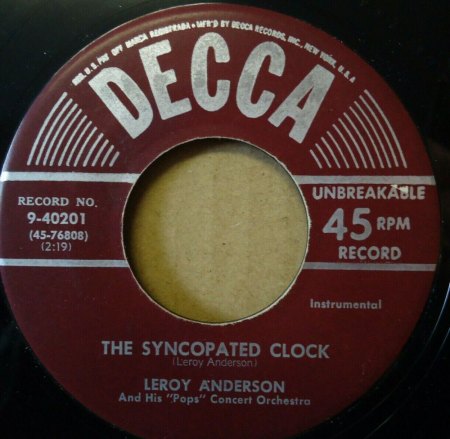 LEROY ANDERSON (der mit der Schreibmaschine)