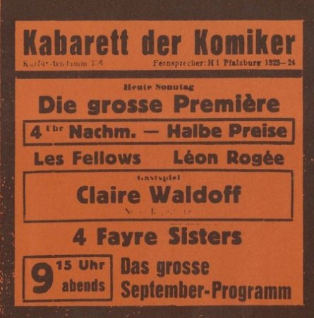 CLAIRE WALDOFF