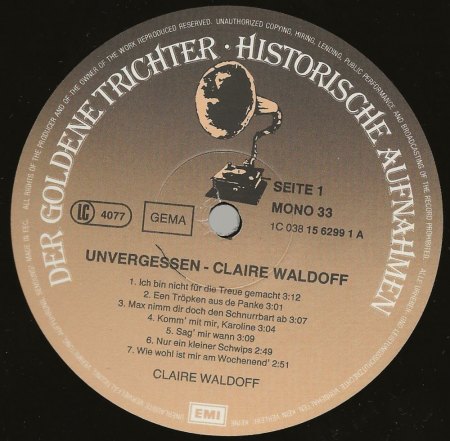 CLAIRE WALDOFF