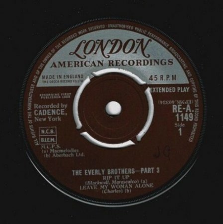 Everly Brothers - London EP's England