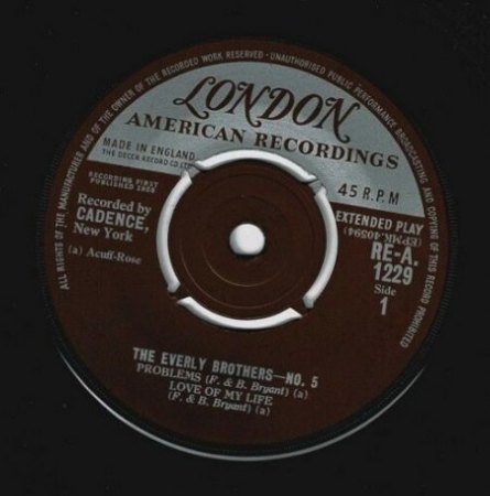 Everly Brothers - London EP's England
