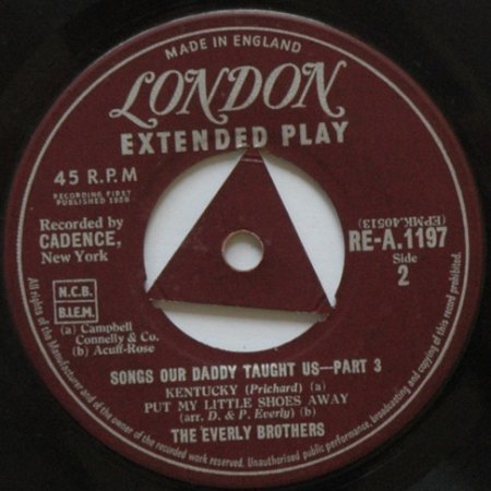 Everly Brothers - London EP's England