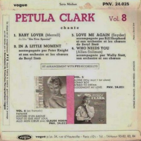 PETULA CLARK - Internationale Aufnahmen