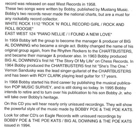 BOBBY BRANT & THE RHYTHM ROCKERS