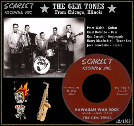 GEM TONES - HAWAIIAN WAR ROCK