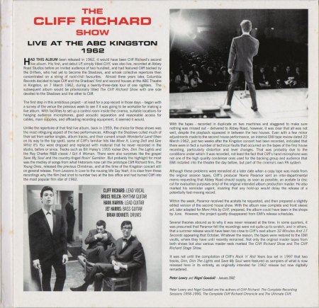 CLIFF RICHARD SHOW live at ABC Kingston 1962