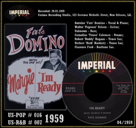 FATS DOMINO - I'M READY