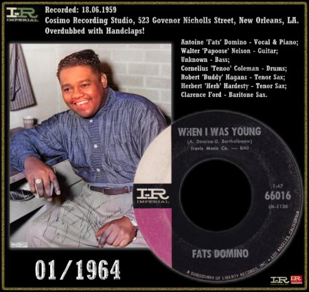 FATS DOMINO - WHEN I WAS YOUNG