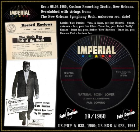 FATS DOMINO - NATURAL BORN LOVER