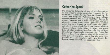 CATHERINE SPAAK