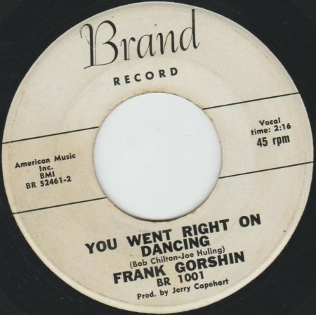 FRANK GORSHIN