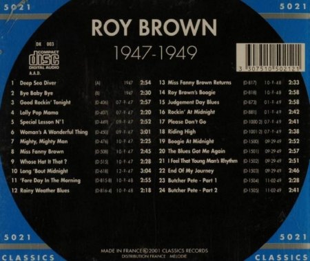 ROY BROWN