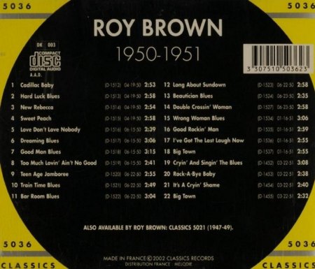 ROY BROWN