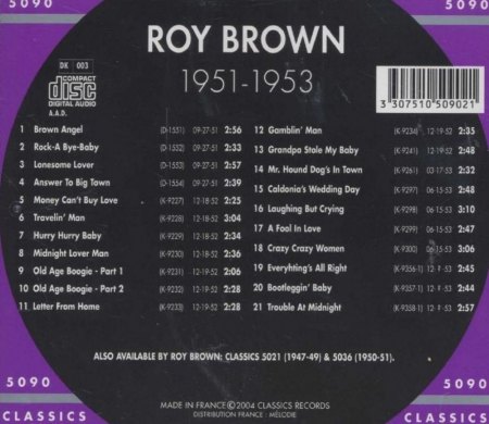 ROY BROWN