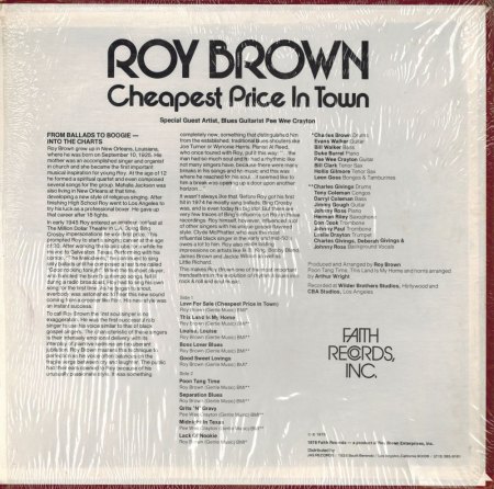 ROY BROWN