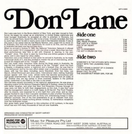 DON LANE