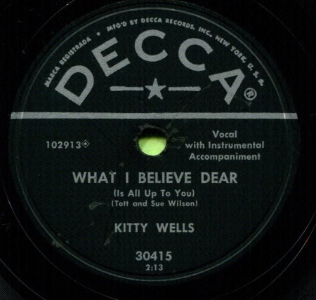 KITTY WELLS