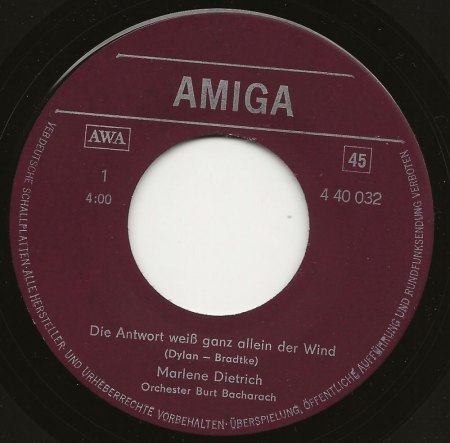 MARLENE DIETRICH - Rare Recording