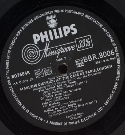 MARLENE DIETRICH - Rare Recording