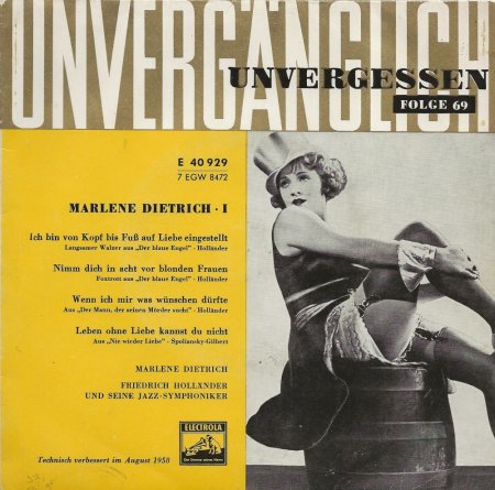 MARLENE DIETRICH - Rare Recording