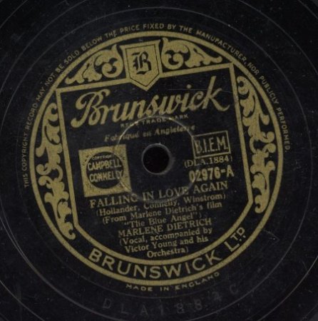 MARLENE DIETRICH - Rare Recording