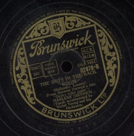 MARLENE DIETRICH - Rare Recording