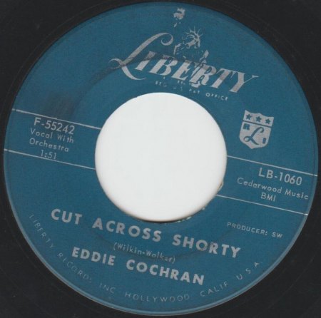 Eddie Cochran - Kurz-Bio und USA-Veröffentlichungen