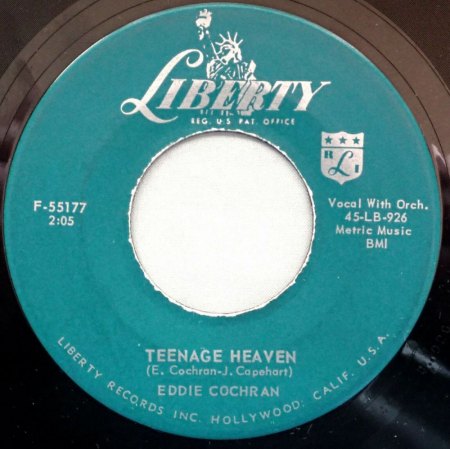Eddie Cochran - Kurz-Bio und USA-Veröffentlichungen