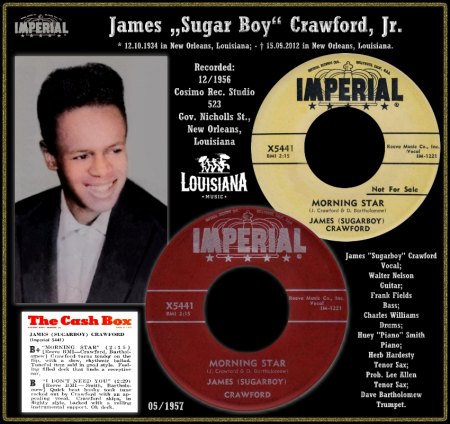 JAMES (SUGARBOY) CRAWFORD - MORNING STAR