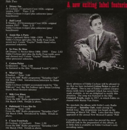 EDDIE COCHRAN - LP's