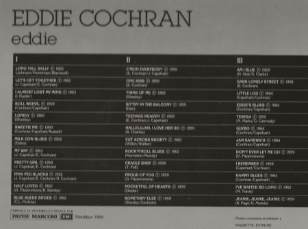 EDDIE COCHRAN - LP's
