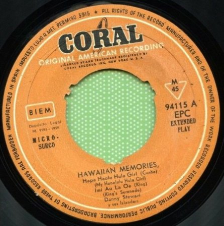 DANNY STEWART - Tennessee / DANNY STEWART - Hawaii