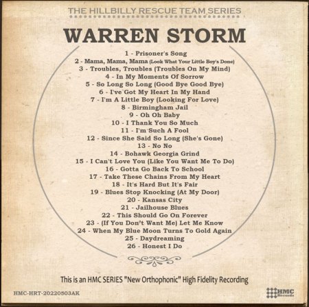 WARREN STORM