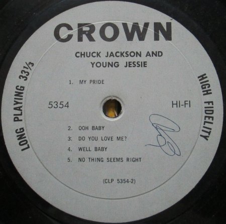 CHUCK JACKSON, CHARLES JACKSON