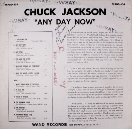 CHUCK JACKSON, CHARLES JACKSON