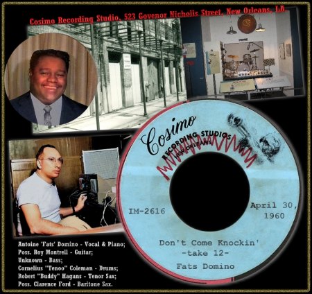 FATS DOMINO - DON'T COME KNOCKIN' [TAKE 12 UNDUBBED]