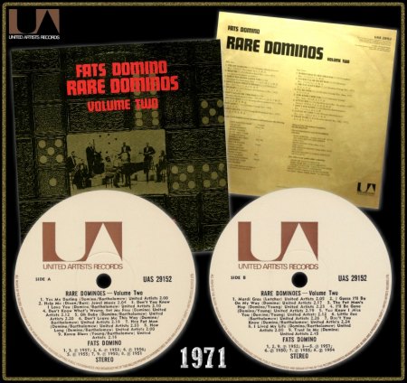 FATS DOMINO UNITED ARTISTS (UK) LP UAS-29152