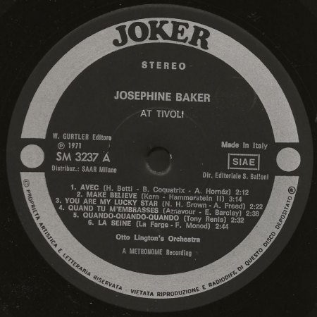 JOSEPHINE BAKER