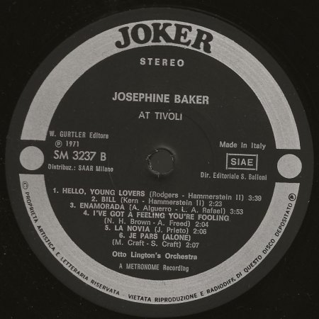 JOSEPHINE BAKER
