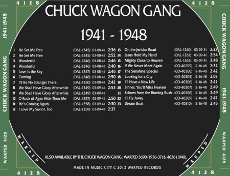 CHUCK WAGON GANG