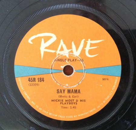 MICKIE MOST / MOST BROTHERS (England Rocks)