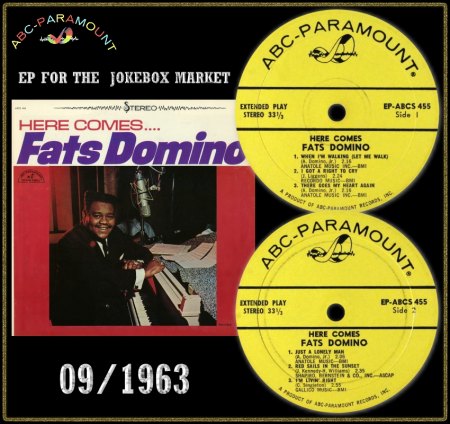 FATS DOMINO ABC-PARAMOUNT EP-ABCS-455