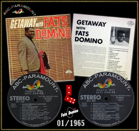 FATS DOMINO ABC-PARAMOUNT LP ABCS-510-ST-90167