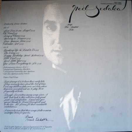 NEIL SEDAKA - LPs