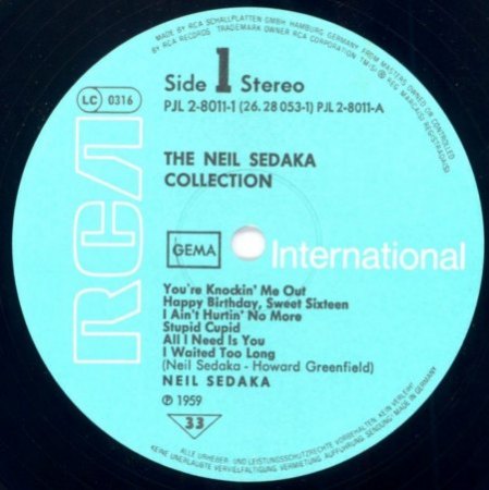 NEIL SEDAKA - LPs