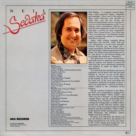 NEIL SEDAKA - LPs