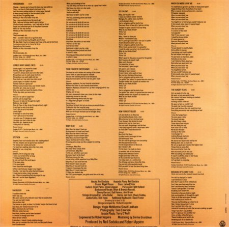 NEIL SEDAKA - LPs