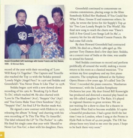 SEDAKA & GREENFIELD (Songbook)